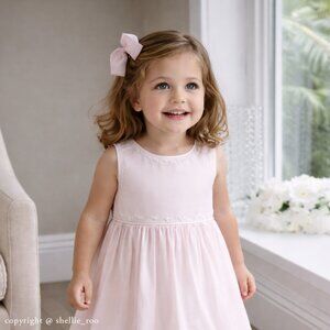 Strasburg Dress NWOT Pink with Satin Sash Embroidery Size 2 Special Occasion